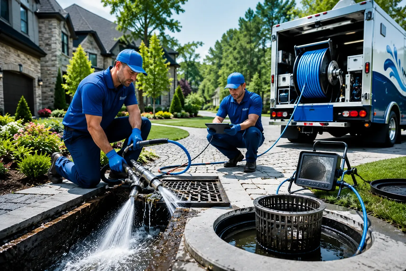 Local outdoor drain cleaning professionals in West Hartland, CT