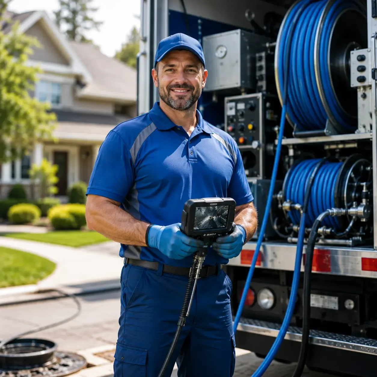 Local outdoor drain cleaning specialists in West Hartland, CT